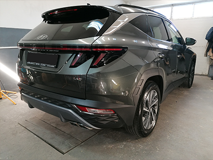 Poliranje automobila Novi Sad Hyundai Tucson.